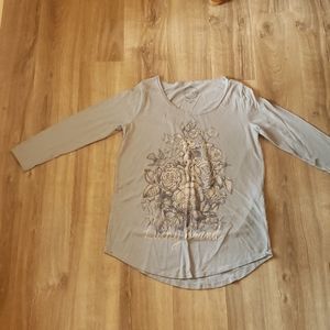 Light blue Lucky brand long sleeve Tshirt size med